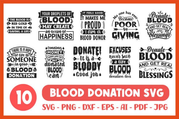 Blood Donate SVG Quote Typography Bundle Review for Real Projects