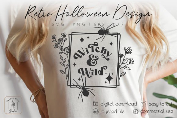 Boho Witch SVG Quote Retro Halloween Review