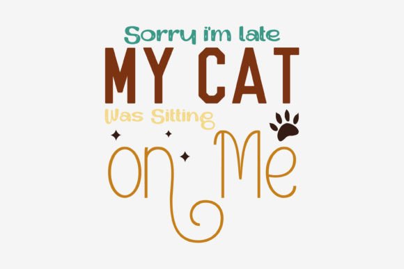 Cat Svg Quote Design for Real Embroidery Projects
