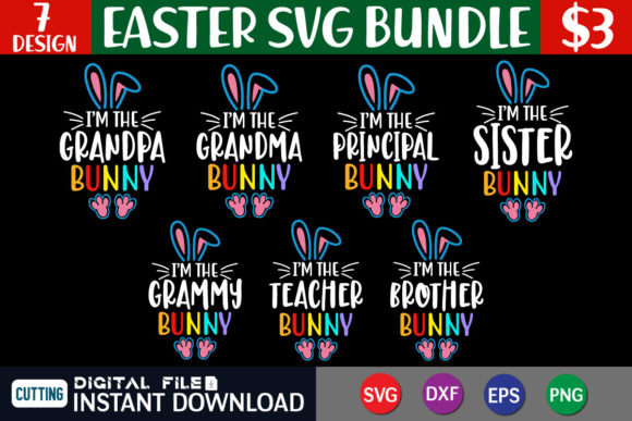 Easter Bunny SVG Bundle for Real Embroidery Projects