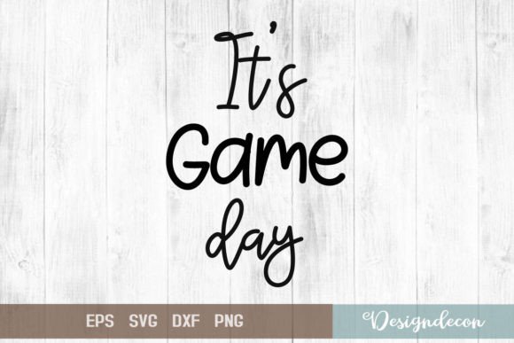 Game Day Quote Lettering for Real Embroidery Projects