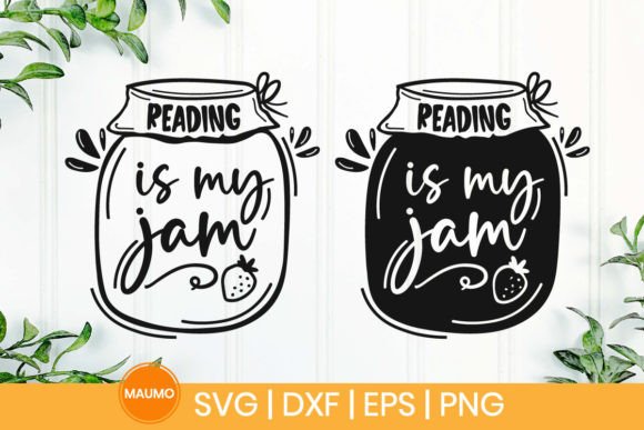 Reading is My Jam Svg Quote Review for Real Projects