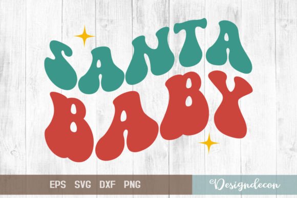 Santa Baby Quote Sublimation SVG for Real Embroidery Projects